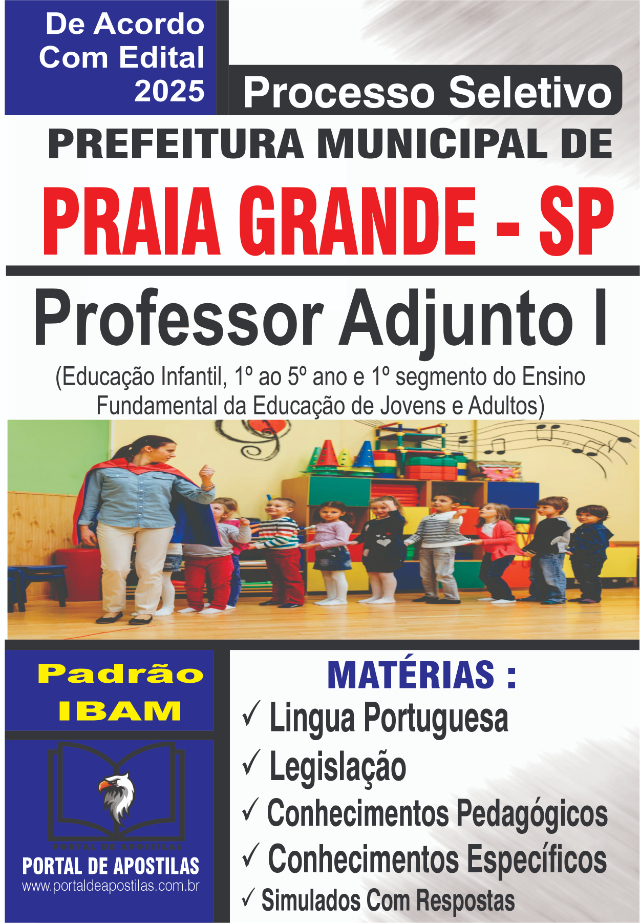 Apostila Da Prefeitura De Praia Grande Professor Adjunto I
