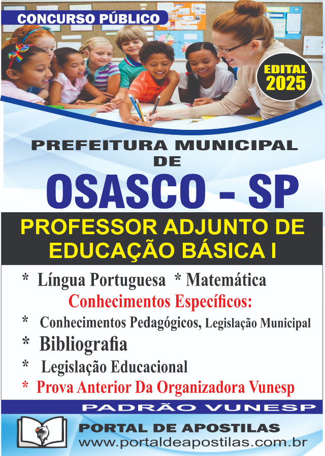 Apostila Da Prefeitura De Osasco Professor Adjunto De Educao Bsica I