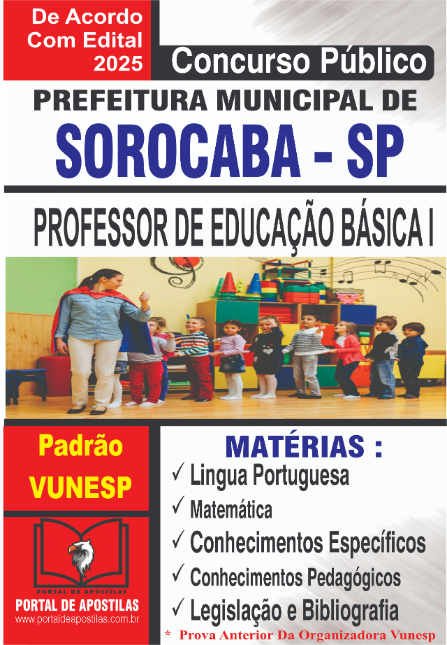 Apostila Da Prefeitura De Sorocaba Professor Educao Bsica I