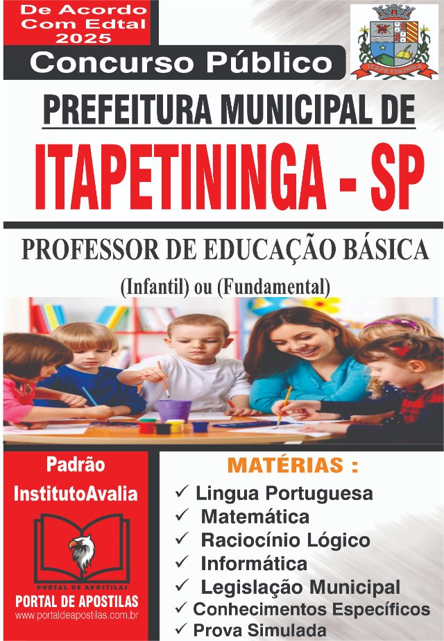Apostila Da Prefeitura De Itapetininga Professor Educao Bsica