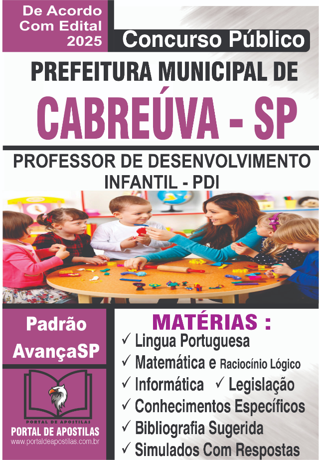 Apostila Da Prefeitura De Cabreva Professor PDI