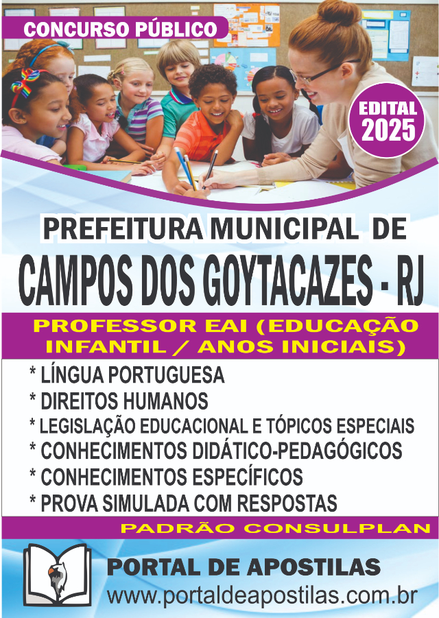Apostila Da Prefeitura De Campos Dos Goytacazes Professor EAI Educao Infantil