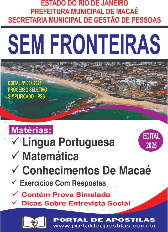 Apostila Da Prefeitura De Maca Sem Fronteiras 