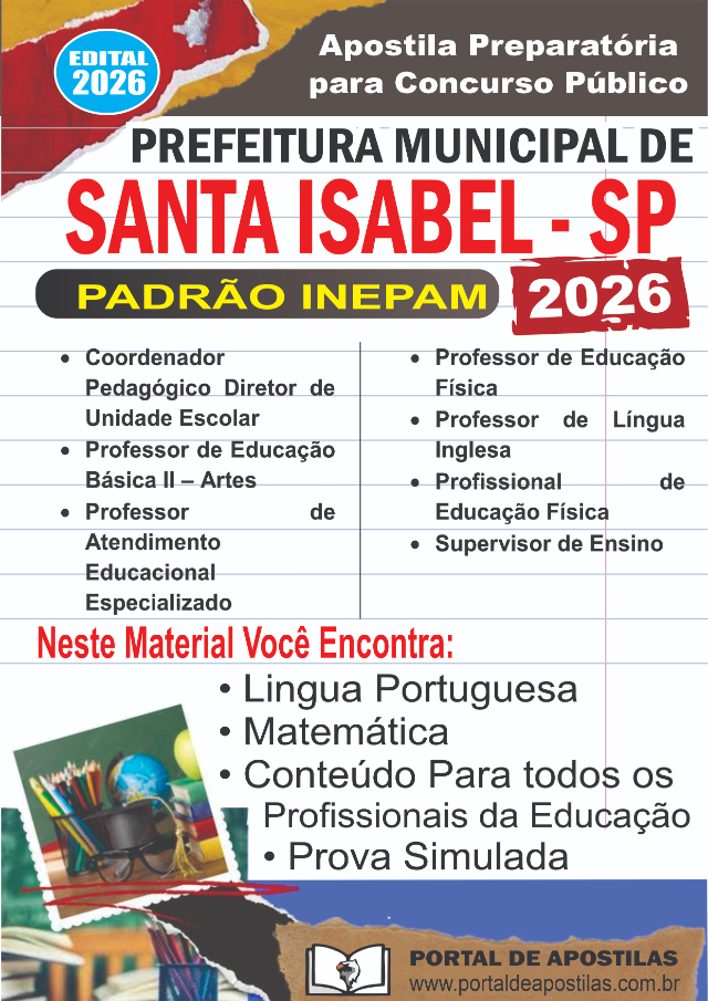 Apostila Da Prefeitura De Santa Isabel Superior Educa��o
