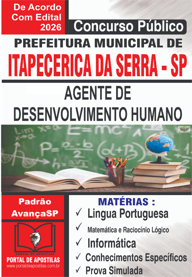 Apostila Da Prefeitura De Itapecerica Da Serra Agente D. Humano