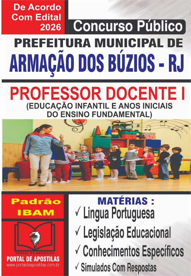 Apostila Da Prefeitura De B�zios Professor Docente I