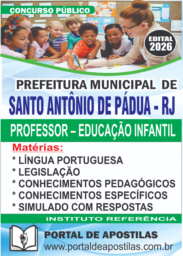 Apostila Da Prefeitura De P�dua Professor Educa��o Infantil