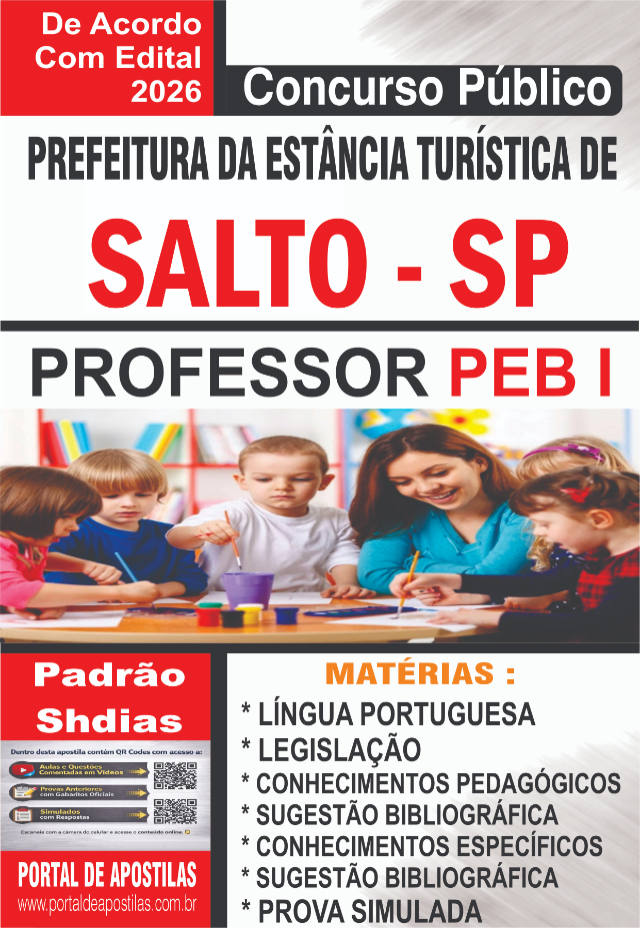 Apostila Da Prefeitura De Salto Professor PEB I