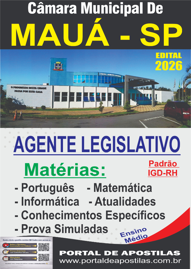 Apostila Da C�mara De Mau� Agente Legislativo