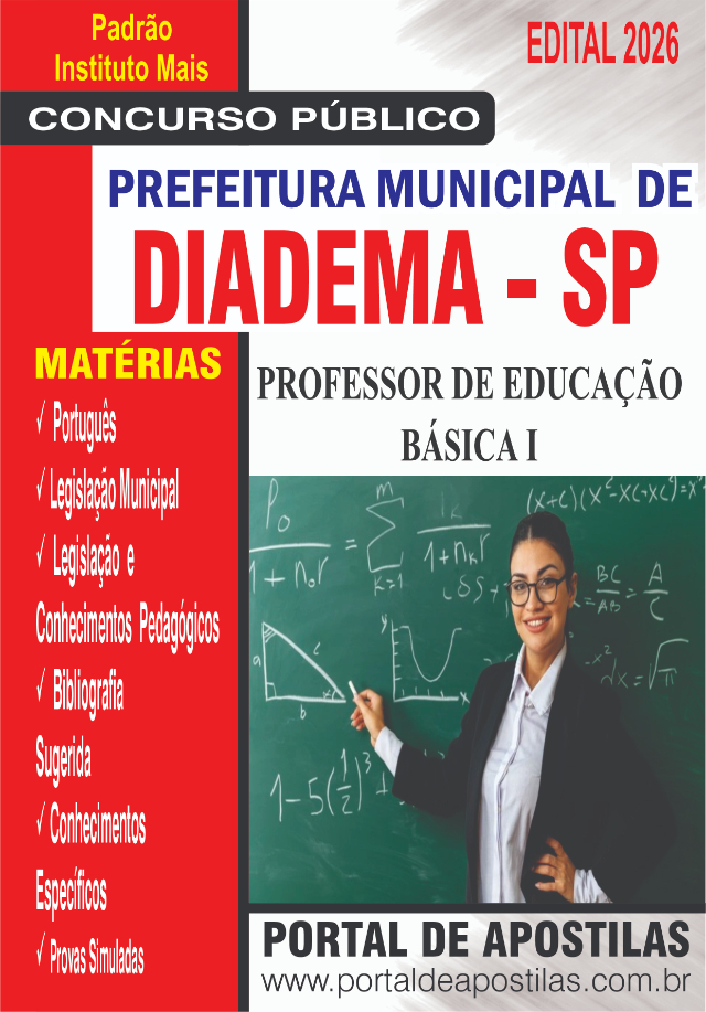 Apostila Da Prefeitura De Diadema Professor De Educa��o B�sica I 