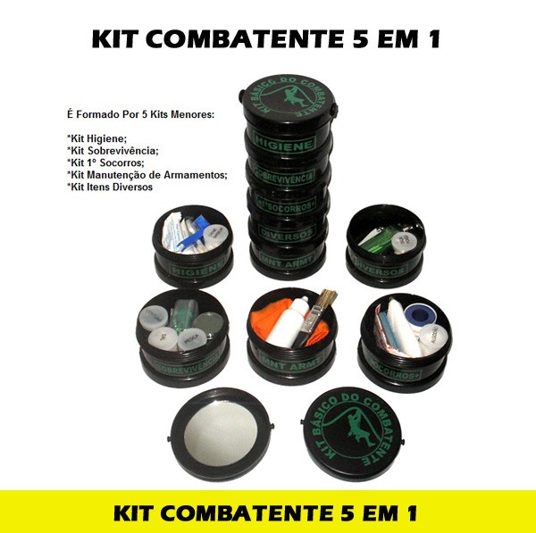 Kit Sobrevivência compacto por R$110,00