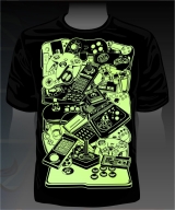Camiseta - CONTROLES NEON