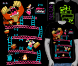Camiseta Donkey Kong - Neon