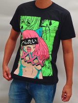 Camiseta Hentai - Neon