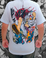 Camiseta O.P. - Luffy Branca (Gear 5)