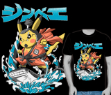 Camiseta P.K.M - Pikachu Jimbe