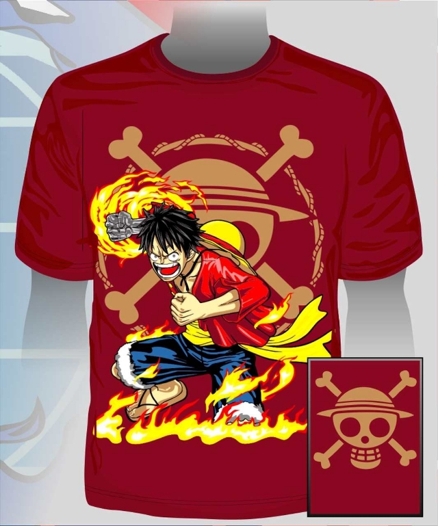camisa de anime one piece