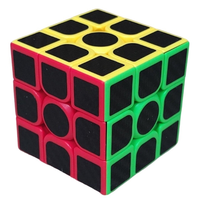 Cubo Mágico Profissional 3x3 Carbon Cuber Brasil