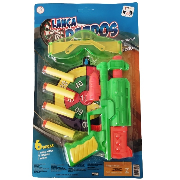 Arminha Verde de Brinquedo Lança Dardos Nerf + Máscara - Toys & Toys -  Lançadores de Dardos - Magazine Luiza