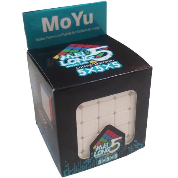Cubo Mágico Profissional 5x5x5 Moyu Meilong Stickerless - Shopping