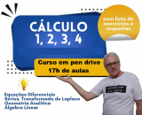 PEN DRIVE COM 17 HORAS DE AULA incluindo envio de tabelas de c�lculo com lista de exerc�cios e respostas