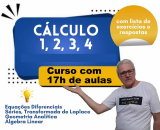 Curso Matem�tica N�vel superior:17h - C�lculo 1 ,2, 3, 4, Equa��o Diferencial, S�ries, GA, �lgebra, Transformada de Laplace - enviado por e-mail
