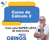 Curso de C�LCULO 2 com listas de exerc�cios e respostas