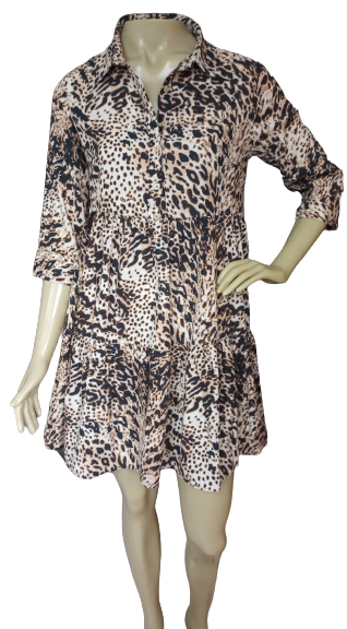 VESTIDO ALGODO MARFINNO  - TAM=40 - BUSTO=98 - CINTURA=90 - QUADRIL=130 - COMPR=84 (ref. 10909)