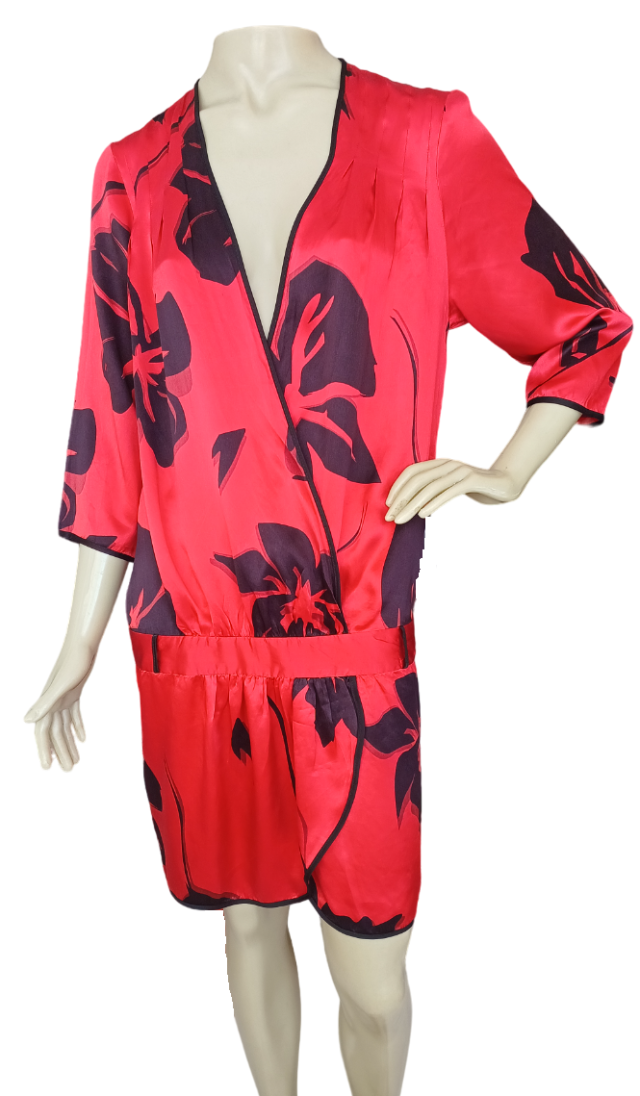 VESTIDO CETIM - TAM=BUSTO=104 - CINTURA=100 - QUADRIL=100 - COMPR=94  (ref. 12622)