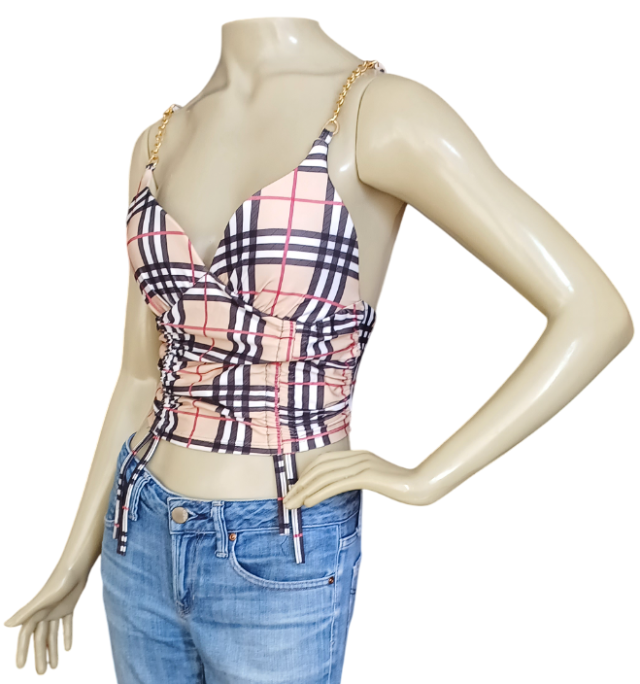 CROPPED MISS DAFNE - TAM=M - BUSTO=84 - CINTURA=76 - COMPR=48   (ref. 13323)