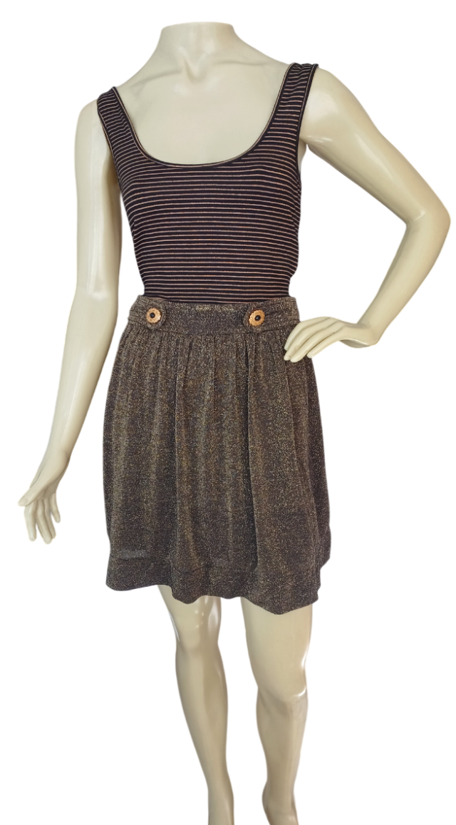 VESTIDO MALHA SHOP 126 - TAM=38 - BUSTO=90 - CINTURA=80 - QUADRIL=100 - COMPR=90   (ref. 13449)