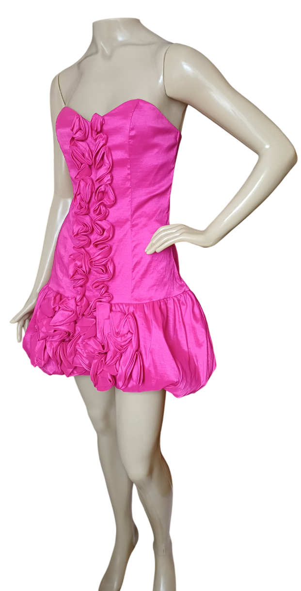 VESTIDO STREET JESSICA MCCLINTOCK (NOVO COM ETIQUETA DA LOJA) TAM=10 - BUSTO=88 - CINTURA=78 - QUADRIL=96 - COMPR=70  (ref. 13466)