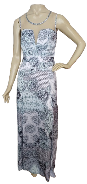 VESTIDO AQUAMAR - TAM=P - BUSTO=90 - CINTURA=72 - QUADRIL=104 - COMPR=155  (ref. 13661)
