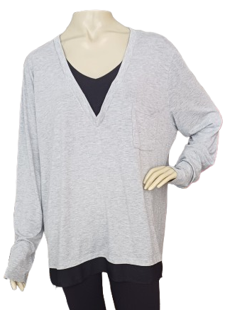 CAMISETA BONPRIX - TAM=XGG - BUSTO=130 - CINTURA=134 - COMPR=74  (ref. 13663)