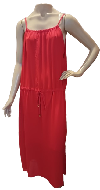 VESTIDO CHIFON  (BLACK FRIDAY ) TAM=M - BUSTO=112 - CINTURA=94 - QUADRIL=124 - COMPR=128 (ref. 13708)