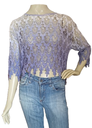 BLUSA TRICOT KOREA - TAM=BUSTO=112 - CINTURA=108 - COMPR=48  (ref. 13711)