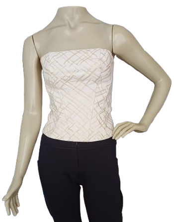 TOP TOMARA-QUE-CAIA  BETELGEUSE - TAM=P - BUSTO=74 - CINTURA=76 - COMPR=38  (ref. 13786)