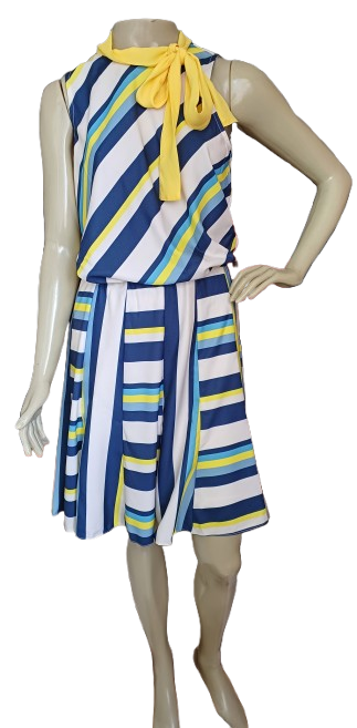 VESTIDO LUZIA FAZZOLLI - TAM=40 - BUSTO=108 - CINTURA=82 - QUADRIL=112 - COMPR=104  (ref. 13965)