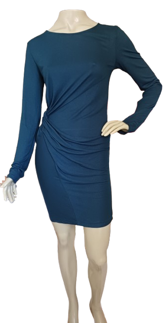 VESTIDO MALHA  ZARA - TAM=BUSTO=92 - CINTURA=86 - QUADRIL=102 - COMPR=94  (ref. 14054)