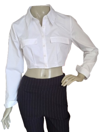 CROPPED ZARA - TAM=BUSTO=96 - CINTURA=74 - COMPR=38  (ref. 14074)