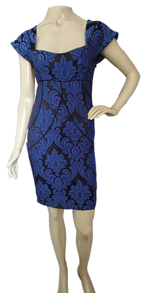 VESTIDO MIXED - TAM=36 - BUSTO=86 - CINTURA=78 - QUADRIL=92 - COMPR=90  (ref. 14255)