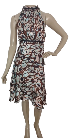 VESTIDO CETIM LEONEL LIRIO - TAM=BUSTO=96 - CINTURA=80 - QUADRIL=94 - COMPR=106  (ref. 14272)