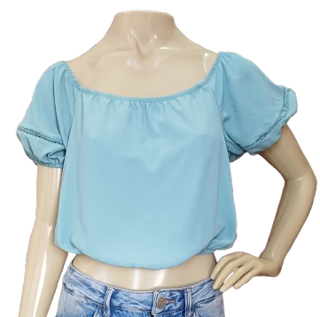 BLUSINHA COINAGE - TAM=42 - BUSTO=102 - CINTURA EL�STICO=90 - COMPR=40  (ref. 14278)