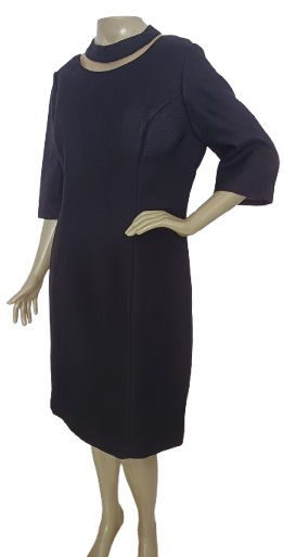 VESTIDO SAAD (NOVO COM ETIQUETA DA LOJA) TAM=46 - BUSTO=110 - CINTURA=92 - QUADRIL=108 - COMPR=100 (ref. 14286)