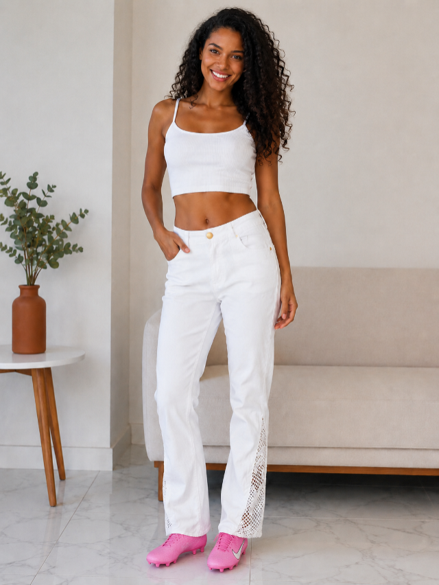 CAL�A ELO� - TAM=M - CINTURA=88 - QUADRIL=100 - COMPR=108  (ref. 14569)
