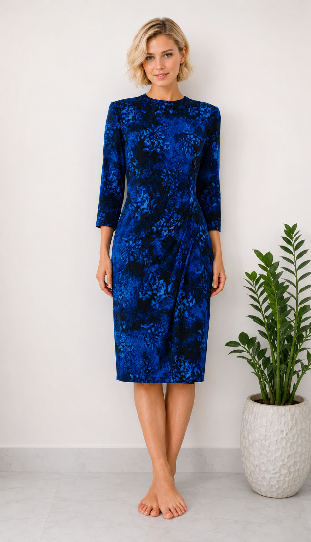 VESTIDO REGINA MARTINS - TAM=BUSTO=96 - CINTURA=92 - QUADRIL=110 - COMPR=100  (ref. 14675)