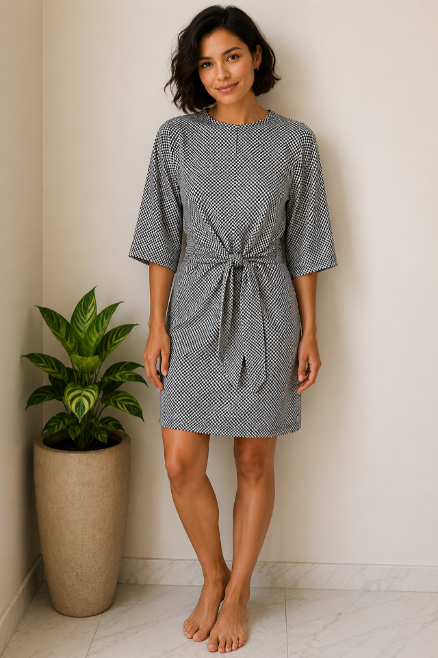 VESTIDO ARKITECT - TAM=G - BUSTO=94 - CINTURA=78 - QUADRIL=92 - COMPR=94   (ref. 14697)