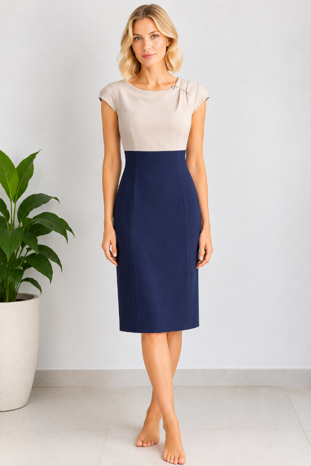 VESTIDO MADAME MS - TAM=40 - BUSTO=90 - CINTURA=80 - QUADRIL=98 - COMPR=96  (ref. 14962)