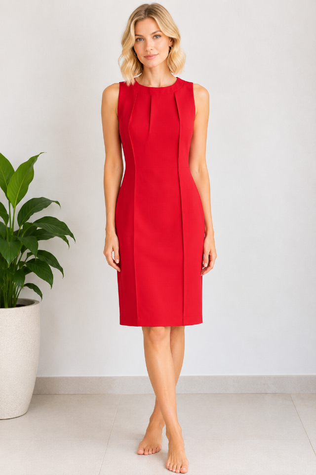 VESTIDO FOLIC - TAM=38 - BUSTO=90 - CINTURA=80 - QUADRIL=92 - COMPR=92  (ref. 14968)