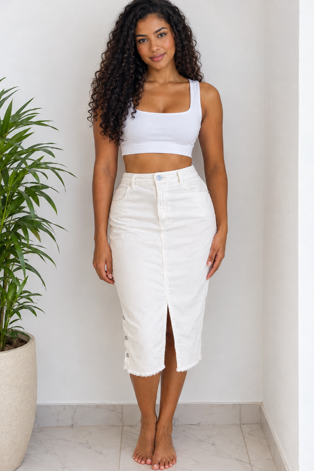 SAIA ZARA - TAM=CINTURA=74 - QUADRIL=94 - COMPR=76  (ref. 15092)